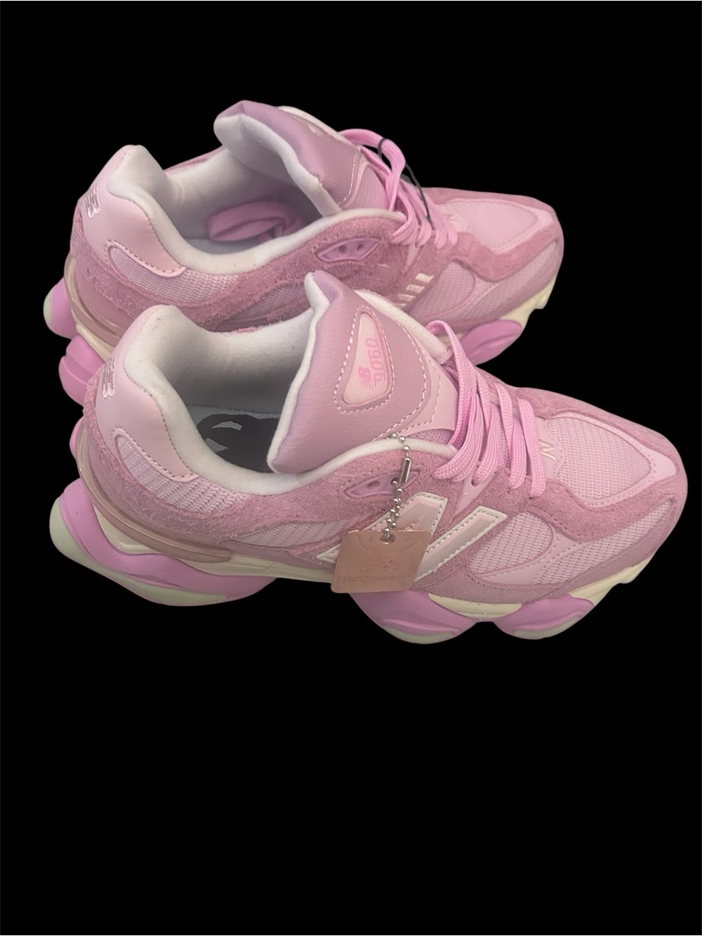 New Balance Pink Layered Sole Athletic Sneakers - Picture 6 of 10